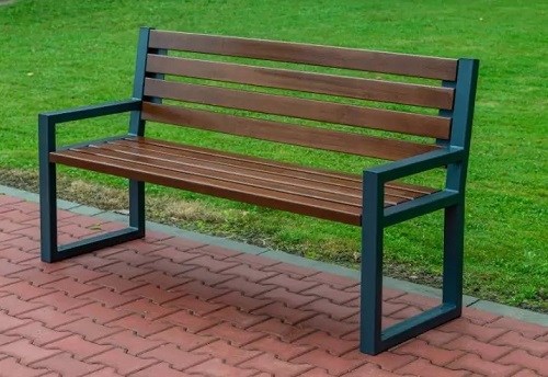 Ławka parkowa z oparciem REST W131 162 lub 192 cm