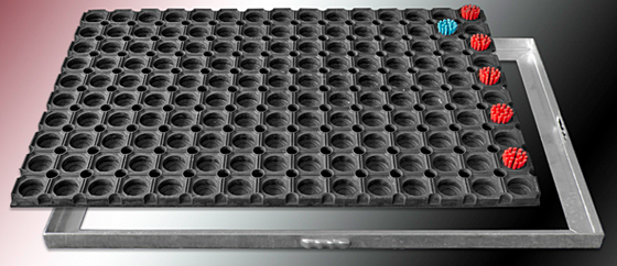 Wycieraczka ażurowa zewnętrzna mata gumowa G1M w ramce metalowej Ferroplast  