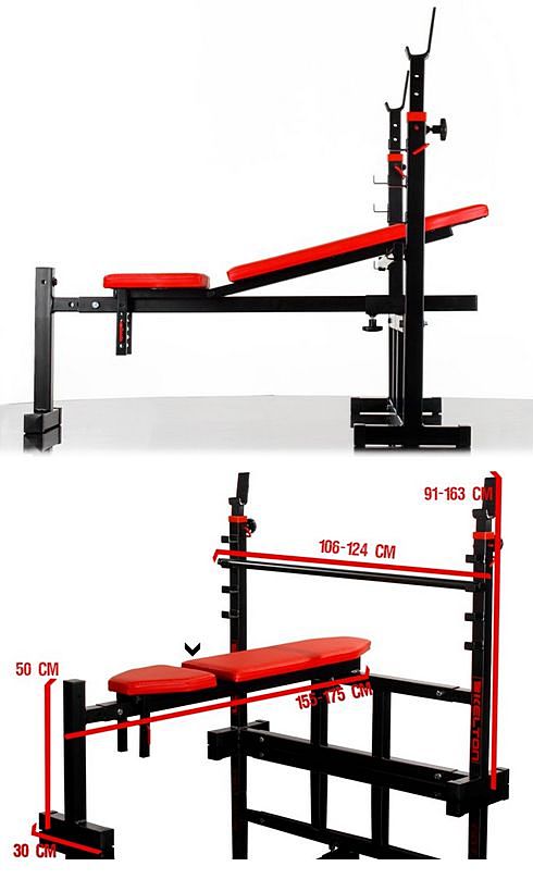 Ławka Hyperion HL8 Kelton HEAVY siłownie wewnętrzne