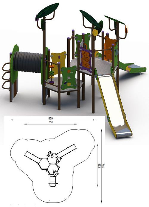 Zestaw zabawowy Seria Garden ZT-049 S3