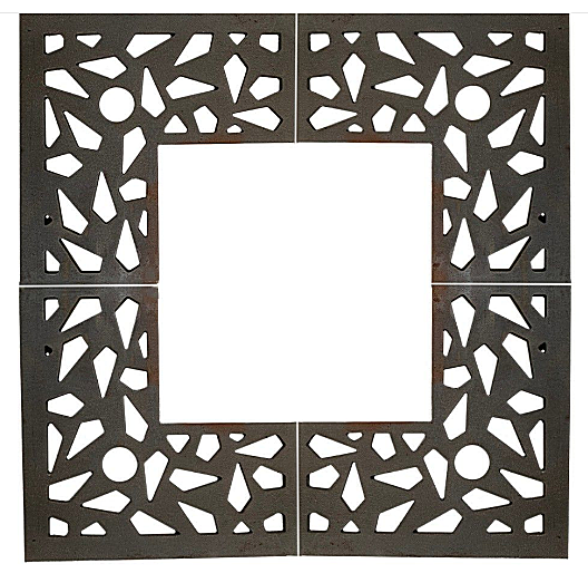 Osłona żeliwna krata pod drzewa Retro II 100x100 cm