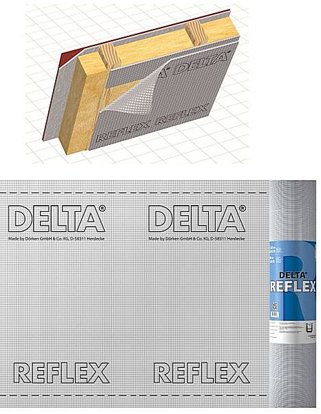 Folia aluminiowa paroizolacyjna Delta Reflex Dorken