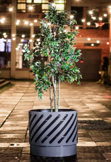 Donica miejska stalowa PORTO 46 litrów