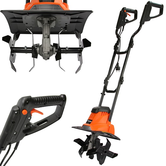 Szerokość robocza: 36 cm Głębokość robocza: 12 cm Obroty na biegu jałowym: 3000 obr/min Silnik: elektryczny Moc: 1500W Waga 8,45 kg