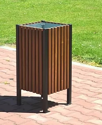 Kosz miejski SLIM HIGH W139 35l