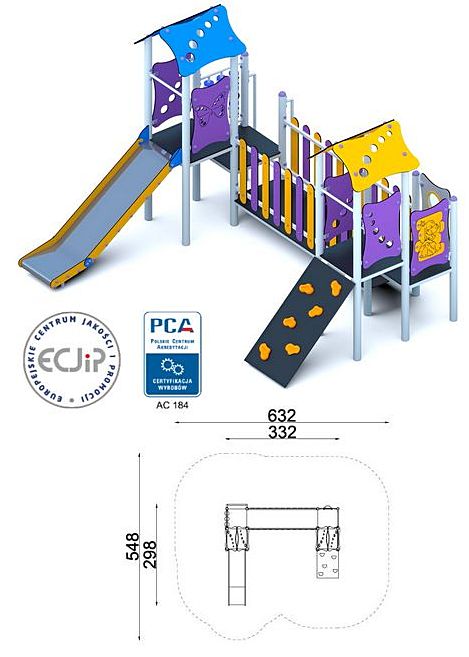 Zestaw zabawowy na place zabaw zt-003 Rafiki seria City Basic Simba