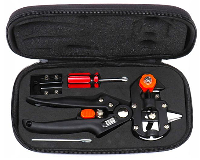 Sekator do szczepienia drzew krzewów plus etui KD10655 Kraft&Dele