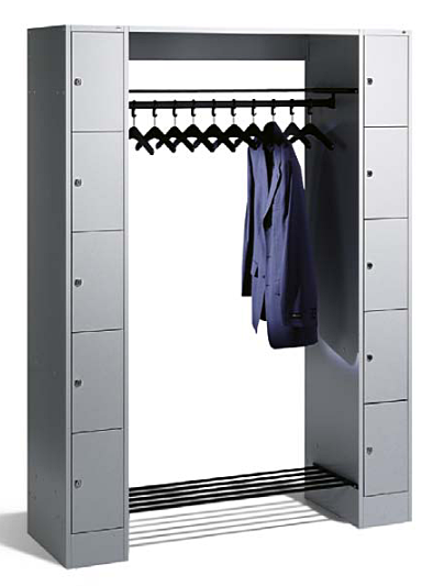 Garderoba wolnostojąca z 2 słupkami szafkowymi kod 80710-00