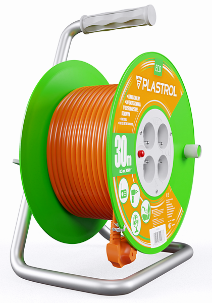 Przedłużacz elektryczny bębnowy PB-ST/D/30M/3X1,5/H05VV-F ECO