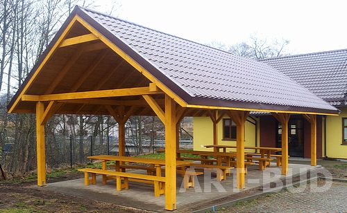Altana wiata ogrodowa drewniana Murano 1000x500 cm