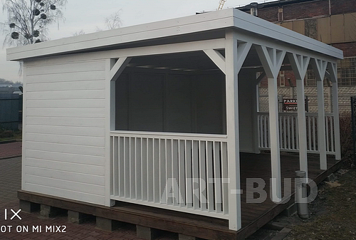 Altana ogrodowa drewniana Caracas 300x500 cm