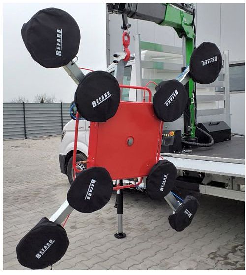 Chwytak próżniowy do szkła XP 300 udźwig 300 kg  Befard