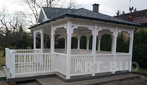 Altana ogrodowa drewniana Belweder I 300x400 cm