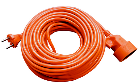 Przedłużacz elektryczny jednogniazdowy PO-ST/20M/2X1/OMY ECO 2500W