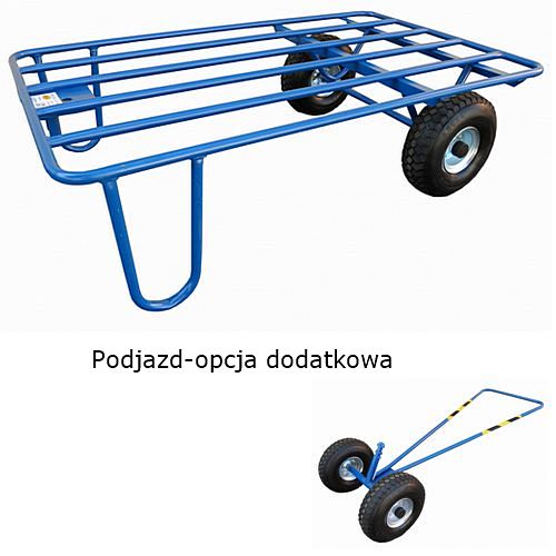 Wózek gospodarczy Jędrek paleta - T 136/0 długość 1250 mm