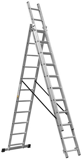 Drabina aluminiowa 3x11 wielozadaniowa SILA
