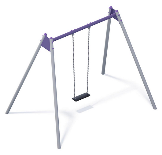 Huśtawka wahadłowa pojedyncza metalowa HM-002 2,0 m Simba