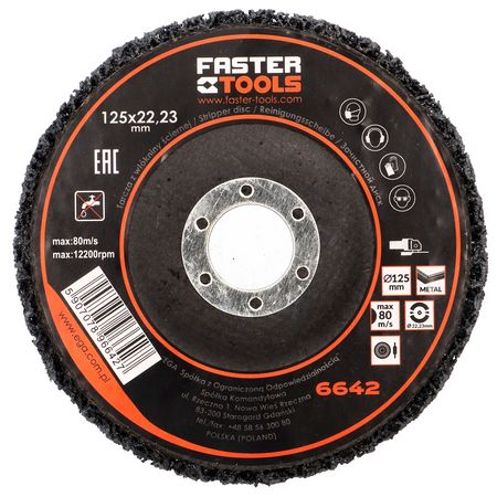 Tarcza szlifierska z włókniny 6642 Faster Tools