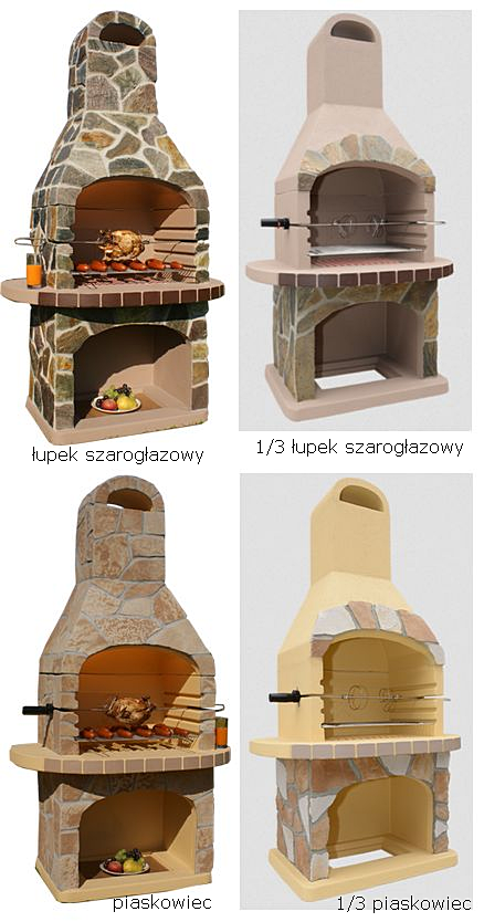 Kominek grill ogrodowy betonowy Madryt 