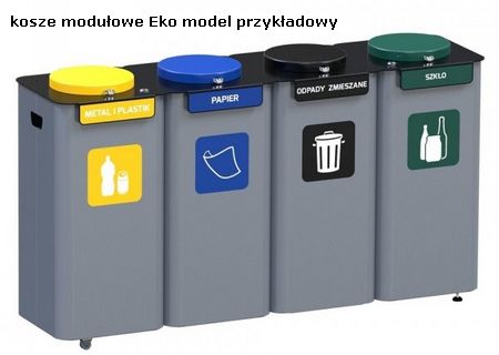 Pojemnik na zużyte baterie modułowy EKO