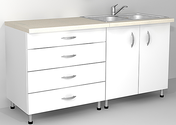 Meble do gabinetu lekarskiego Zestaw mebli Nr 1  Metalbit