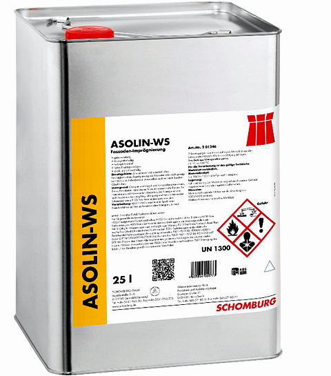 Preparat do hydrofobizacji powierzchni mineralnych ASOLIN-WS