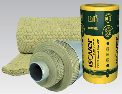 Mata z wełny mineralnej wzmacniana siatką z drutu stalowego TECH Wired Mat MT 3.1 Isover