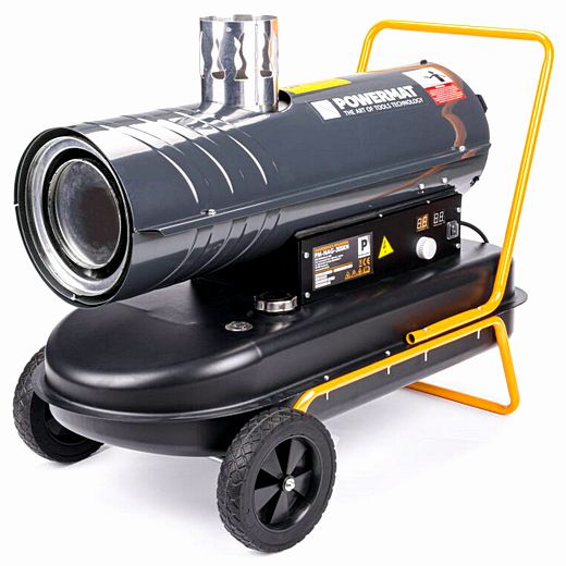 Nagrzewnica dmuchawa olejowa spalinowa z kominem 30k PM-NAG-30SKN Powermat