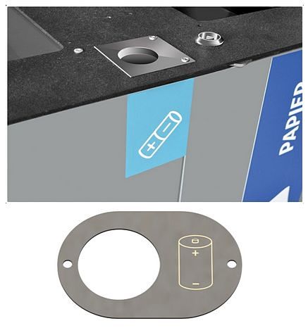 Pojemnik na zużyte baterie modułowy EKO