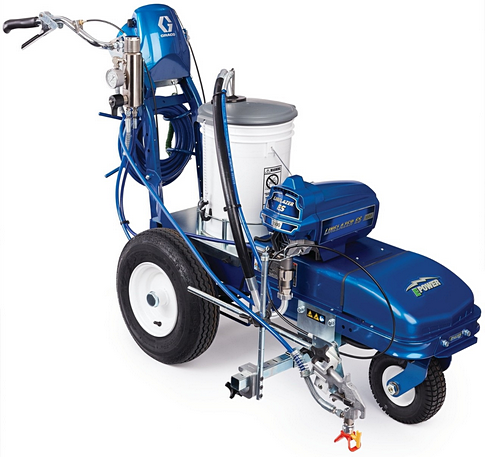 Malowarka drogowa elektryczna akumulatorowa do malowania pasów drogowych LineLazer ES 1000 Graco