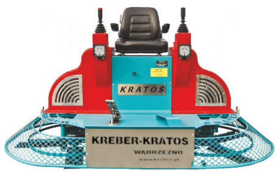 Zacieraczka do betonu samojezdna dwutalerzowa KRATOS K–446–2 THH Kreber