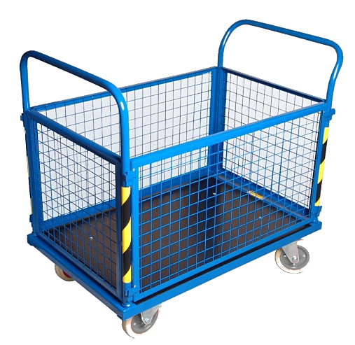 Wózek magazynowy zabudowany siatką  Romek II T-135/1/A