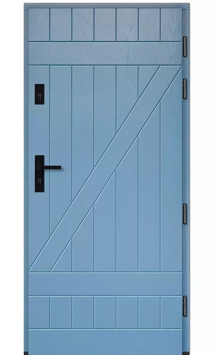 Drzwi zewnętrzne płycinowe model Z 136 grubość 75mm Dallas współczynnik u-0,80
