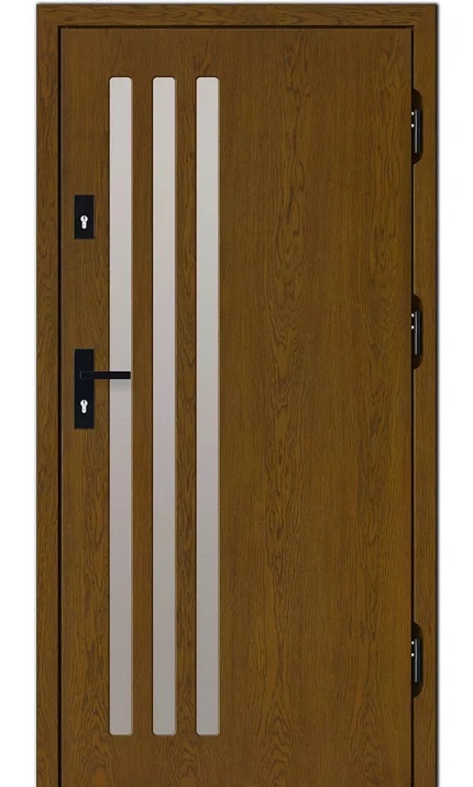 Drzwi zewnętrzne płycinowe model Z 092 grubość 75mm Dallas współczynnik u-0,80