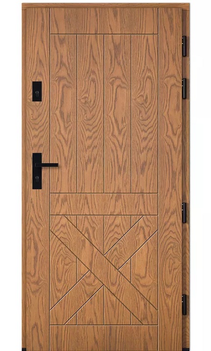 Drzwi zewnętrzne płycinowe model Z 143 grubość 75mm Dallas współczynnik u-0,80