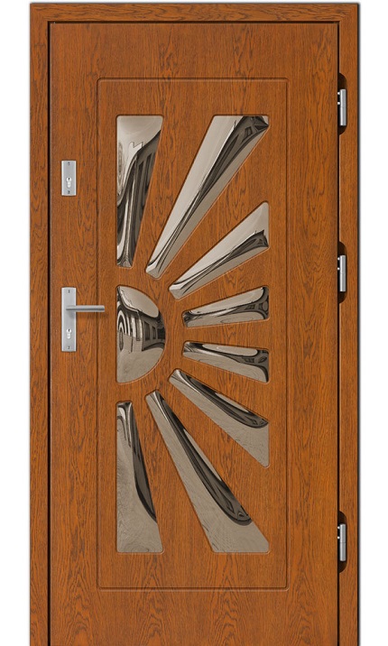 Drzwi zewnętrzne płycinowe model Z 53 grubość 75mm Dallas współczynnik u-0,80