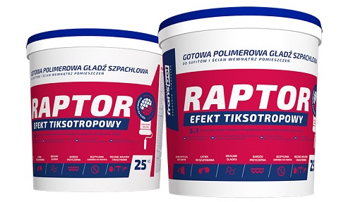 Gotowa gładź polimerowa Raptor tiksotropowa Franspol