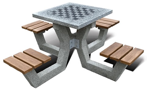 Stół do gry w szachy betonowy nr 230