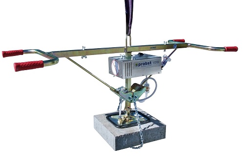 Chwytak stalowy w zestawie z płytą ssącą do układania płyt Vacuum Power Handy VPH 150 Greenline