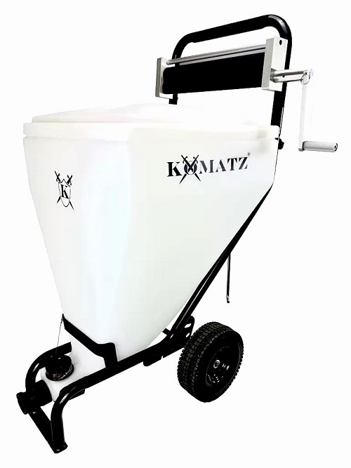 Zbiornik kosz 90l na farbę i gładź z prasą do wyciskania Komatz