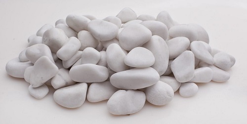 Otoczak marmurowy biały 10-20 mm White Angel Garden Stones worek 25 kg