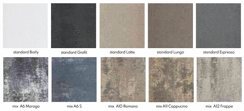 SPECYFIKACJA ● Wykończenie : BEZ FAZY ● Powierzchnia : GŁADKA ● Odporność na warunki atmosferyczne zgodne z normą. ● Możliwość DODATKOWEj impregnacji. ● Ruch kołowy do 3,5 t  ● UWAGA  Komplet 5 kostek - nie ma możliwości zakupu  pojedynczych elementów z zest