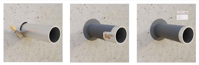 Pasta ogniochronna do zapezpieczania rur niepalnych Cabel Pasta 1