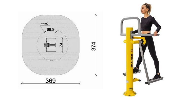 Odwodziciel plus słup urządzenie siłowni zewnętrznej serii Eco R24A