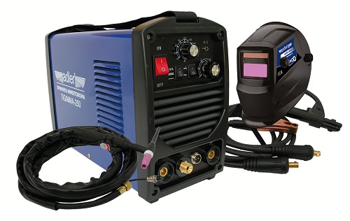 Spawarka elektroniczna z przyłbicą samosciemniającą Adler TIG/MMA-250 250A