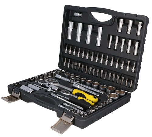 Klucze nasadowe 94cz. 1/2 & 1/4" CR-V 8875 Ega Brenar Faster Tools