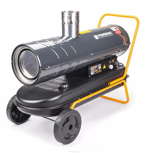 Nagrzewnica spalinowa olejowa z dmuchawą i kominem 40K PM-NAG-40SKN Powermat