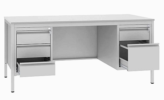 Biurko lekarskie do gabinetu BIM 055 z szufladami Malow