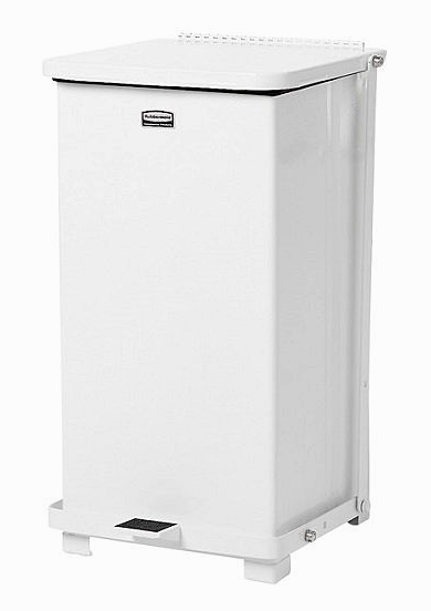 Kosz wewnętrzny pojemnik na odpady Defenders® SQ STEP Container 25L white Rubbermaid