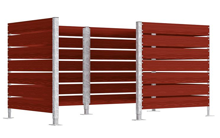 Modułowa osłona śmietnikowa